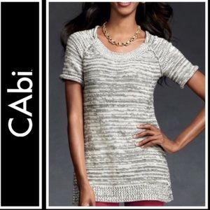 CAbi Marled Pullover Tunic Sweater